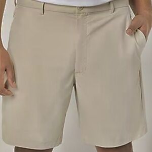 NWT St. John's Bay Mens 9" Mid Rise Stretch Fabric Chino Short